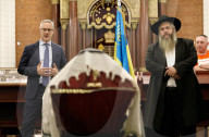 Memorial service for son of Ukraine’s Chief Rabbi killed on front line