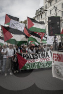 Milano - Manifestazione Palestinesi in Porta Romana