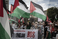 Milano - Manifestazione Palestinesi in Porta Romana