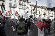 Milano - Manifestazione Palestinesi in Porta Romana