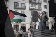 Milano - Manifestazione Palestinesi in Porta Romana