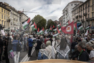 Milano - Manifestazione Palestinesi in Porta Romana