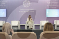 Actor Michael Douglas attends child safety summit in Kyiv