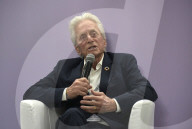 Actor Michael Douglas attends child safety summit in Kyiv