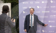 Actor Michael Douglas attends child safety summit in Kyiv