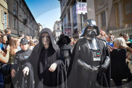 Sfilata delle Legioni Imperiali di Star Wars organizzata dal Museo Nazionale del Cinema in occasione con la mostra &quot;Movie Icons&quot; a Torino
Sfilata delle Legioni Imperiali di Star Wars organizzata dal Museo Nazionale del Cinema in occasione con l