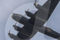 BBMF Lancaster Westminster Abbey Flypast
