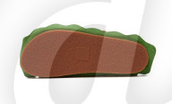 Tasty burger inspired sandals