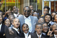 Sean "Diddy" Combs helps opens Harlem school
