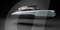 Une annexe pour superyachts, conçu pour transporter la voiture du propriétaire vers et depuis le navire amarré