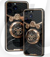 Customised iPhone16 with Rolex watch on the case