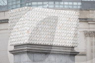 Unveiling of the new Fourth Plinth commission: Mil Veces un Instante (A Thousand Times in an Instant) by Teresa Margolles in Trafalgar Square, London, UK