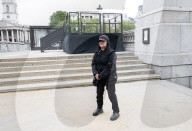 Unveiling of the new Fourth Plinth commission: Mil Veces un Instante (A Thousand Times in an Instant) by Teresa Margolles in Trafalgar Square, London, UK