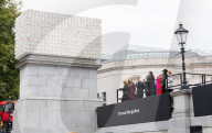 Unveiling of the new Fourth Plinth commission: Mil Veces un Instante (A Thousand Times in an Instant) by Teresa Margolles in Trafalgar Square, London, UK
