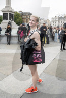 Unveiling of the new Fourth Plinth commission: Mil Veces un Instante (A Thousand Times in an Instant) by Teresa Margolles in Trafalgar Square, London, UK