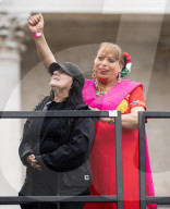 Unveiling of the new Fourth Plinth commission: Mil Veces un Instante (A Thousand Times in an Instant) by Teresa Margolles in Trafalgar Square, London, UK
