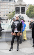 Unveiling of the new Fourth Plinth commission: Mil Veces un Instante (A Thousand Times in an Instant) by Teresa Margolles in Trafalgar Square, London, UK