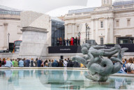 Unveiling of the new Fourth Plinth commission: Mil Veces un Instante (A Thousand Times in an Instant) by Teresa Margolles in Trafalgar Square, London, UK