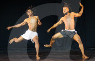 QDance Company rehearse Re:INCARNATION at the Southbank Centre, London, UK 