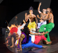 QDance Company rehearse Re:INCARNATION at the Southbank Centre, London, UK 