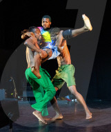 QDance Company rehearse Re:INCARNATION at the Southbank Centre, London, UK 