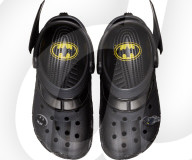 Batmobile inspired Crocs