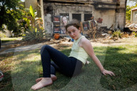 Mother, daughter who survived October 7 massacre return to raided kibbutz