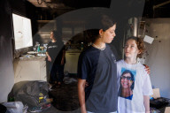 Mother, daughter who survived October 7 massacre return to raided kibbutz