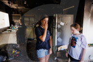 Mother, daughter who survived October 7 massacre return to raided kibbutz