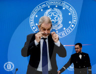 Roma, Palazzo Chigi, conferenza stampa sullâ€™emergenza alluvionale che ha colpito la regione Emilia-Romagna