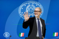 Roma, Palazzo Chigi, conferenza stampa sullâ€™emergenza alluvionale che ha colpito la regione Emilia-Romagna