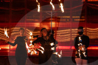 Empyre fire festival. Fire dancers bring flames and flow to Adelaide