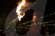Empyre fire festival. Fire dancers bring flames and flow to Adelaide