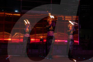 Empyre fire festival. Fire dancers bring flames and flow to Adelaide