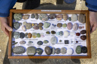 Jasper, garnet, sometimes sapphires: pocketfuls of treasure at Gemstone Beach