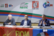 Roma -  Fim, Fiom e Uilm annunciano mobilitazione dei lavoratori Stellantis