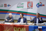 Roma -  Fim, Fiom e Uilm annunciano mobilitazione dei lavoratori Stellantis