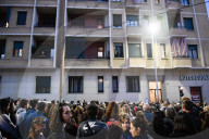 Torino -  il sit in di protesta dopo il femminicidio di via Cigna 66