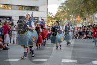 Barcelona - Parade of La MercÃ¨ in Barcelona