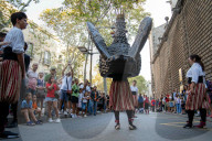 Barcelona - Parade of La MercÃ¨ in Barcelona