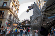 Barcelona - Parade of La MercÃ¨ in Barcelona