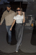 Excl - Victoria Beckham Returns to Paris Hotel