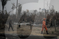 Brazil fire teams fight Amazon blazes - and the arsonists who start them.