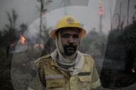 Brazil fire teams fight Amazon blazes - and the arsonists who start them.