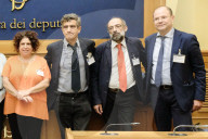 Roma - Conferenza stampa sulla morte di Ousmane Sylla, morto nel Cpr di Ponte Galeria RM