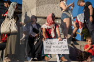 Demonstration in favor of Palestine and Lebanon in Barcelona
