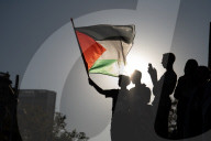 Demonstration in favor of Palestine and Lebanon in Barcelona