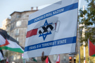Demonstration in favor of Palestine and Lebanon in Barcelona