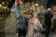 Barcelona_Demonstration in favor of Palestine and Lebanon in Barcelona