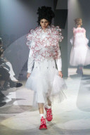 Défilé de mode "Noir by Kei Ninomiya" prêt à porter printemps / été 2025 lors de la fashion week à Paris (PFW)